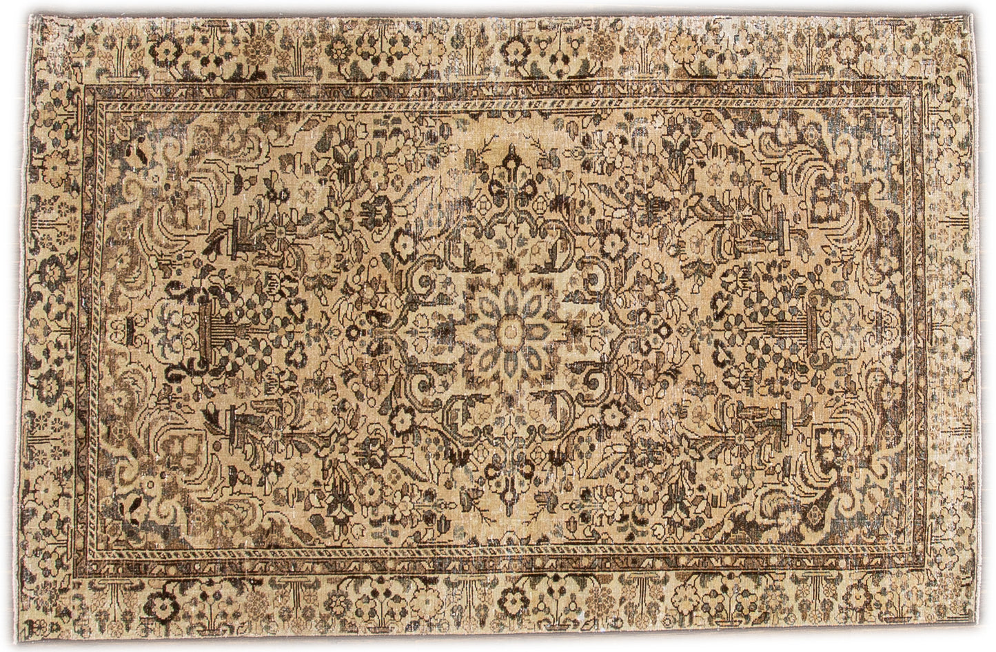 Vintage Persian Handmade Rug - 4'9'' x 7'5"