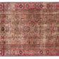 Vintage Distressed Handmade Wool Rug - 3'6'' x 6'7''