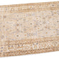 Handmade Beige Wool Runner Rug - 3'6'' x 14'7''
