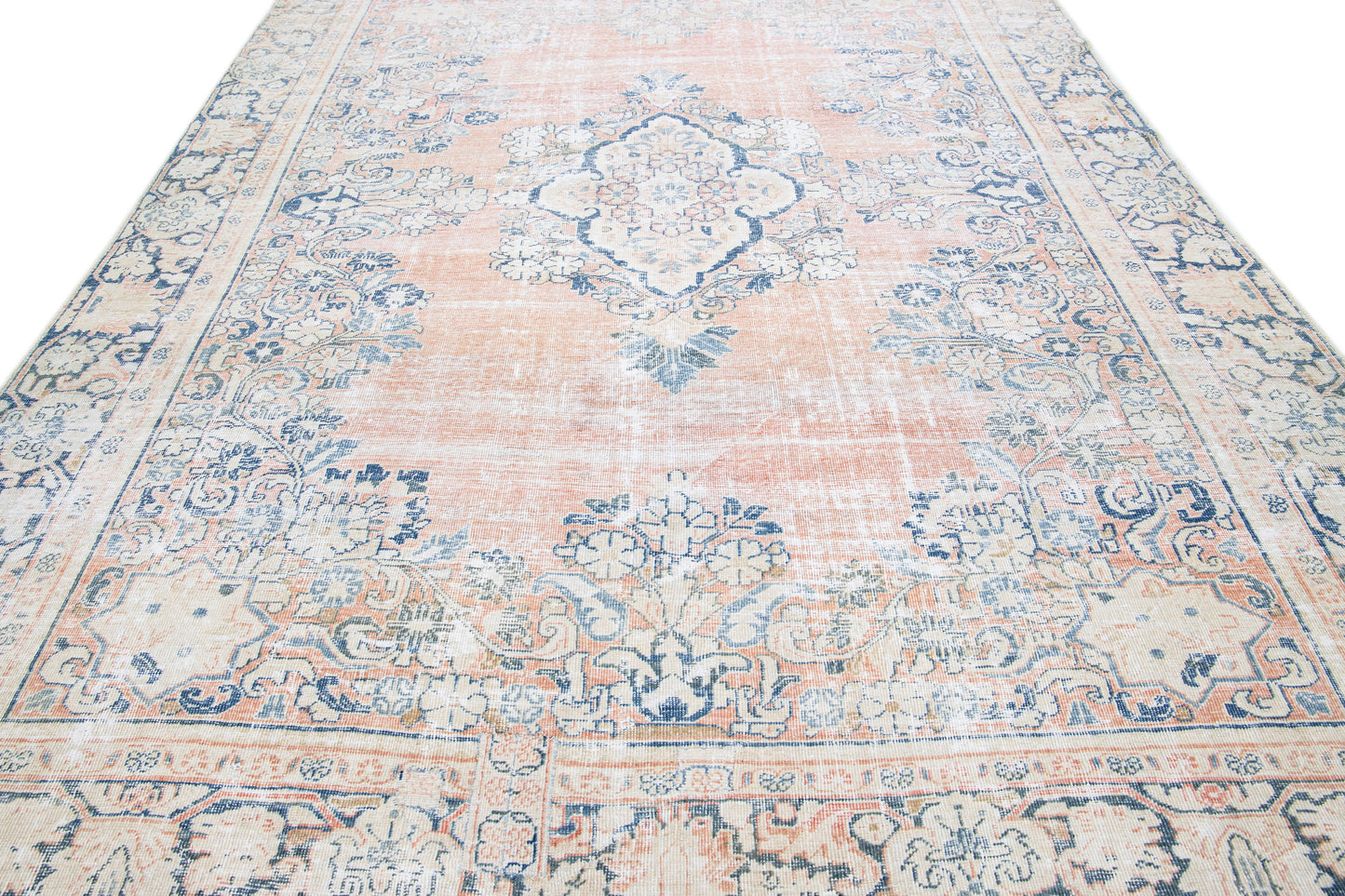 Vintage Persian Mahal Rug - 8'4'' x 11'8'