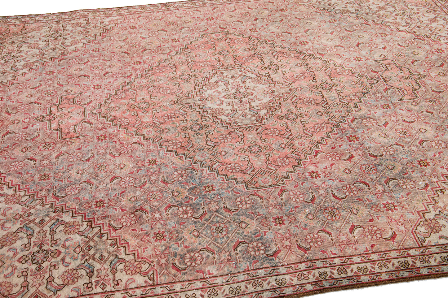 Elegant Red Tabriz Wool Rug - 6'7'' x 8'11''