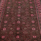 Stunning brown and pink handmade wool rug
