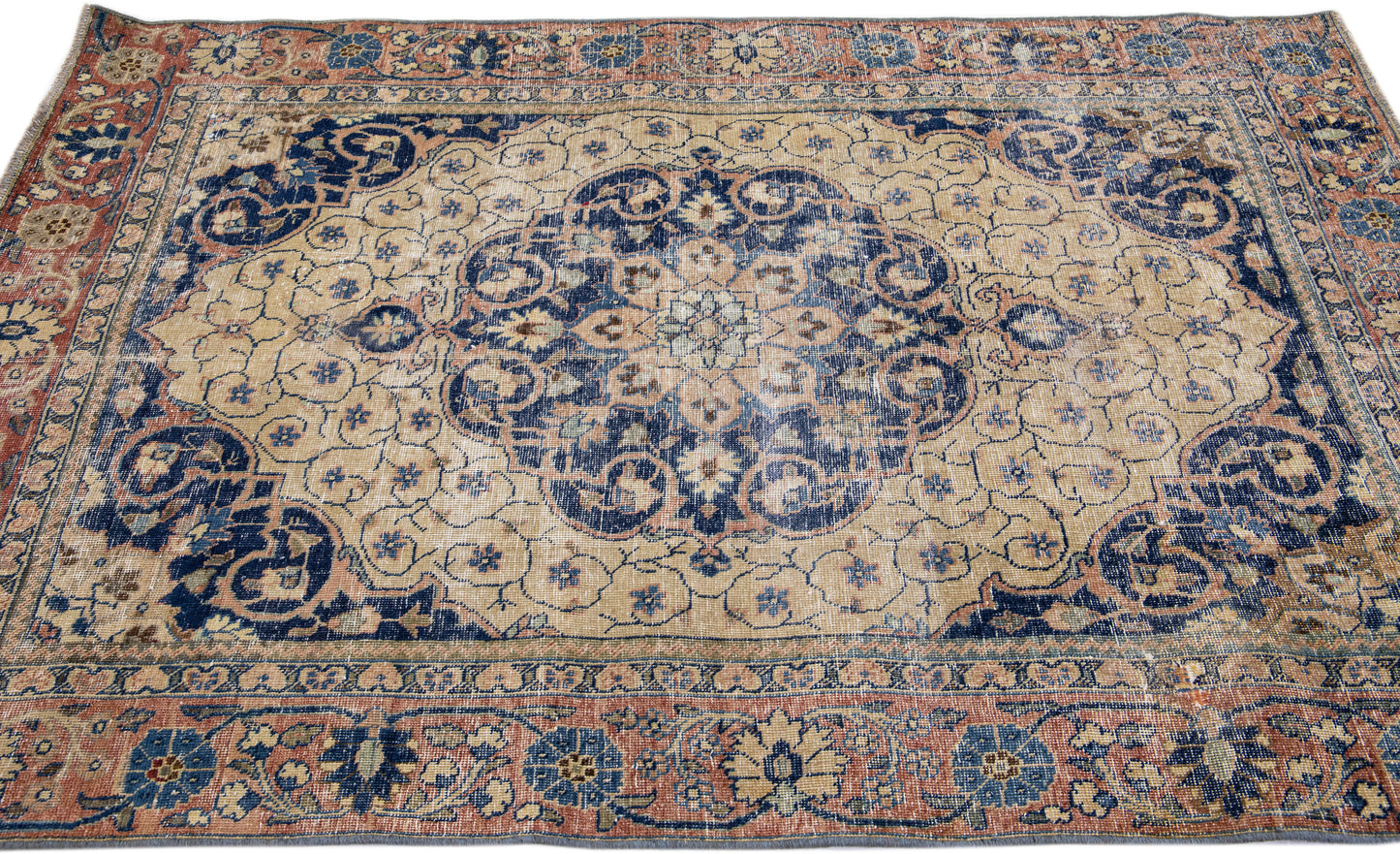 Vintage Persian Handmade Rug - 4'4" x 6'3"