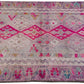 Vintage Turkish Geometric Wool Runner - 3' x 11'4"