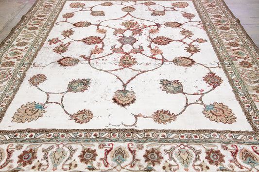 Vintage Persian Distressed Rug - 9'7'' x 12'8"