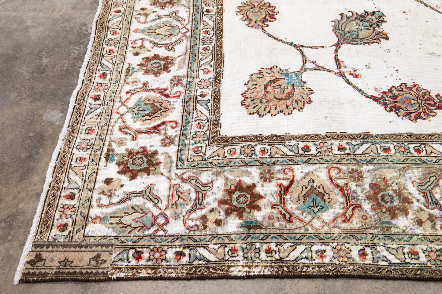 Vintage Persian Distressed Rug - 9'7'' x 12'8"