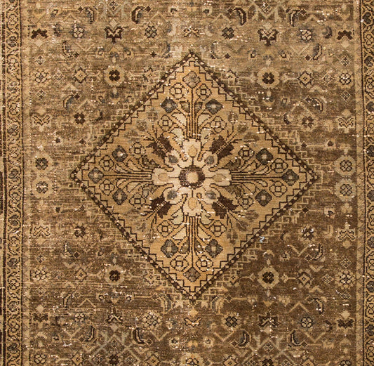 Vintage Persian Mahal Rug - 5'1" x 10'8"