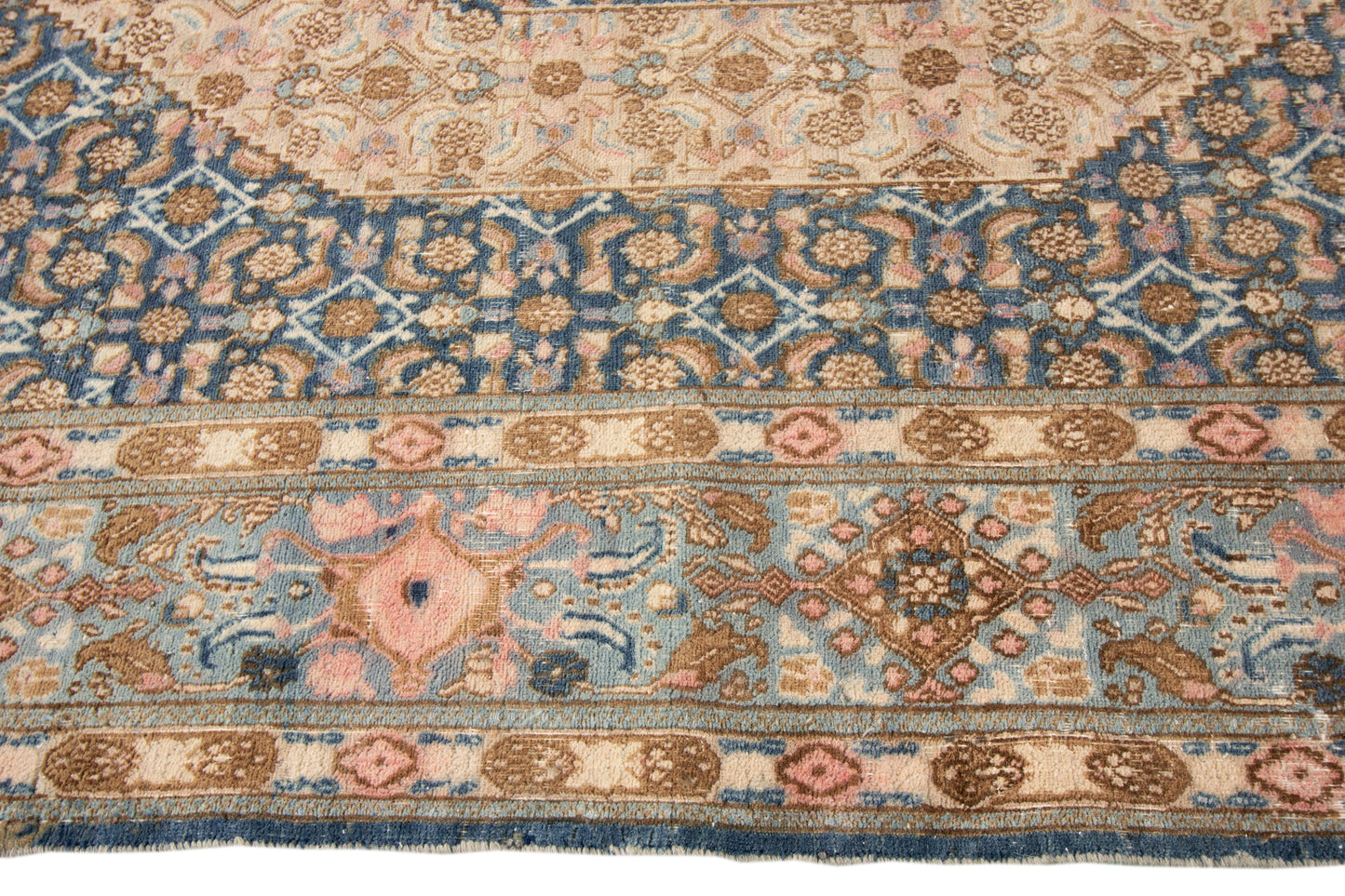 Vintage Persian Distressed Rug - 7' x 9'9"